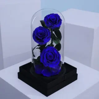 Blue Trio Forever Rose